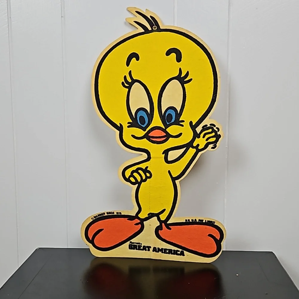 1975 Vintage Marriotts Great America Felt Tweety Bird